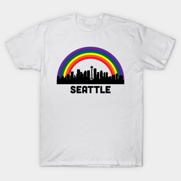 Seattle Pride T-Shirt by lavenderhearts
